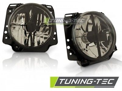 Coppia Fari Fanali Anteriori Tuning GOLF 2 08.83-08.91 Fume H4