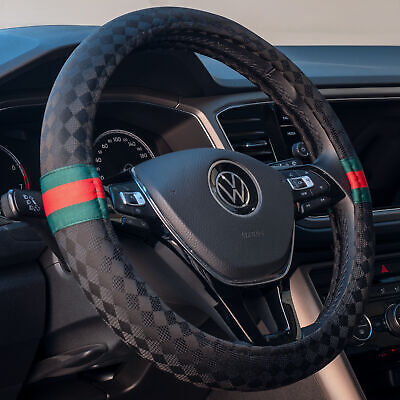 Coprivolante G Style Tessuto nero inserti rossi e verdi per volanti con