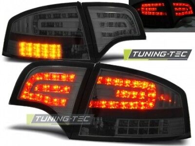 Coppia set Fari Fanali Posteriori Tuning A4 B7 11.04-03.08 SEDAN Fume' LED