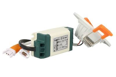 Lampada Faretto Pannello Led Da Incasso Rotondo 3W=30W Bianco Caldo Diamet