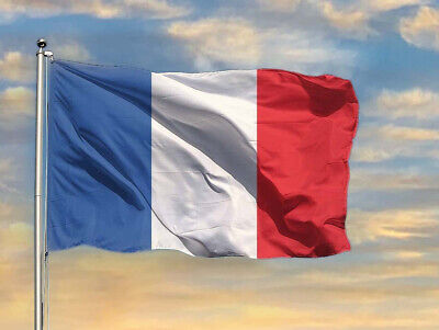 Bandiera Francese Francia 145X90cm In Tessuto Poliestere Con Passante Per