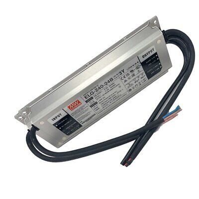 MeanWell ELG-240-24B-3Y Alimentatore Dimmerabile 0-10V PWM Resistenza IP67 200W