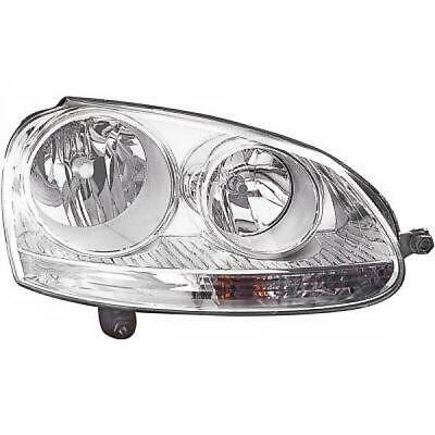 Faro anteriore dx GOLF 5 05-08 profilo cromato H7+H7 con motor reg el 1K6941006P