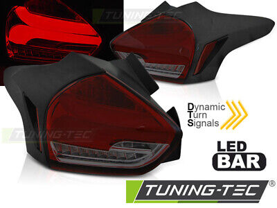 FOCUS 3 15-18 HATCHBACK RED SMOKE SEQ LED