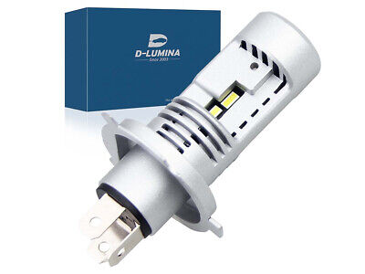 Lampada Led H4 Moto 12V 20W IP65 Bianco 6000K 2000/2000LM 360 Gradi Canbus Slim
