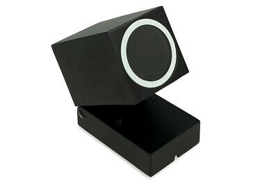 Applique Lampada Da Parete Quadrato Orientabile Attacco GU10 IP44 Carcassa Nera