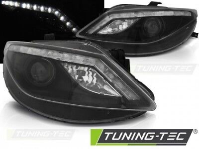 Coppia Fari Fanali Anteriori Tuning IBIZA 6J (2008-2012) DAYLIGHT DAYLINE