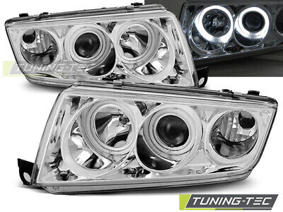 HEADLIGHTS ANGEL EYES CHROME fits FABIA I 12.99-08