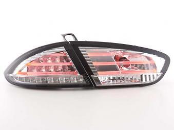 Coppia Fari Fanali Posteriori Tuning LED Leon 1P 09- cromati