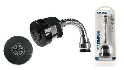 Aeratore Rubinetto Per Lavandino Con Prolunga Cannuccia Flessibile Lungo 5cm 2