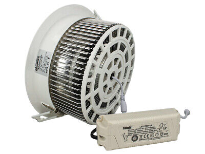 Faro Led Incasso 36W 3000LM Bianco Neutro Rotondo Diametro 240mm Foro 210mm
