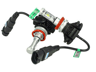 Kit Full Lampada Led H8 H11 12V 24V 30W 3600 Lumen IP67 Per Abbagliante e