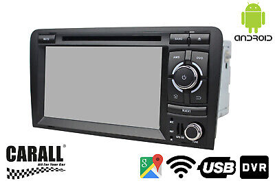 Autoradio Android 8.0 A3 GPS DVD USB SD WI-FI Bluetooth Navigatore