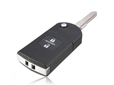 Guscio Chiave Telecomando 2 Tasti con Lama Batteria In Custodia Senza