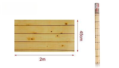 6 Rotoli Carta Adesive Per Mobili 45X200cm Legno Abete da Parati Autoadesive