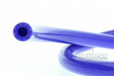 1 metro Tubo per vuoto in silicone rinforzato 4 mm. blu turbina pop off