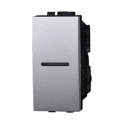 ETTROIT Deviatore Assiale 1P 16A Unipolare Colore GRIGIO Compatibile Con