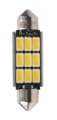 LOTTO DI 10 PEZZI Diodo LED L816WW - C5W 41mm 9xSMD5630 12V bianco caldo