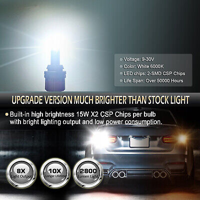 Lampada Led Luce Retromarcia Canbus T15 T16 W16W 12V 24V 21W Bianco 2800 Lumens