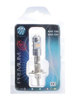 Blister 1x LED H1 8x2828SMD 12-24V CANBUS bianco