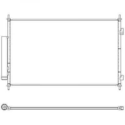 Condensatore clima HR-V 1.5 iVtec/1.6 i-Dtec 08/15- 80110T7WA01