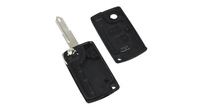 Guscio Chiave Telecomando 2 Tasti Con Lama NE72 Batteria Su Circuito Senza