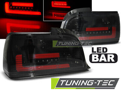 LED BAR TAIL LIGHTS SMOKE fits E36 12.90-08.99 C/C