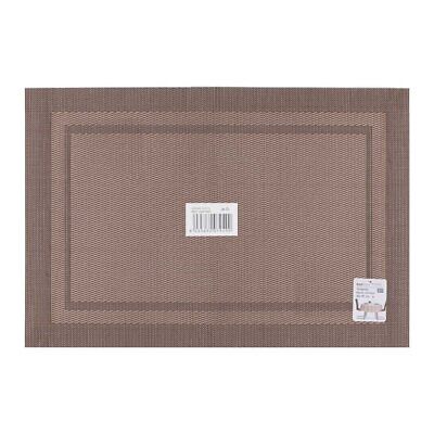 4 Pezzi Tovagliette in PVC+Poliestre Antiscivolo Impermeabilie Resistente al