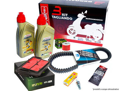 Bergamaschi Kit Tagliando Completo Moto Yamaha YP R X-Max 400 cc 2013-2018