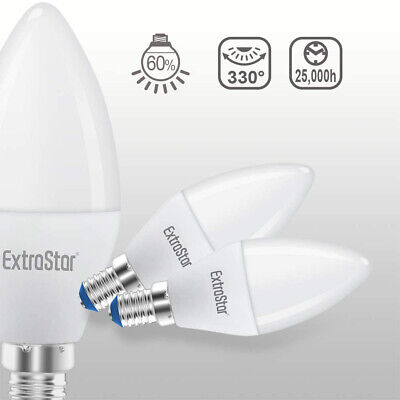 2 PZ Lampada A Led E14 C37 8W Bianco Freddo 6500K 720 Lumen <ul><li>Lampada