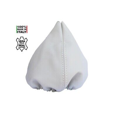 Cuffia cambio 500 beige Specicica per in vera pelle, made