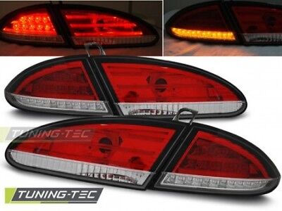 Coppia Fari Fanali Posteriori Tuning LEON 06.05-09 Rosso/Bianco LED