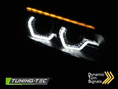 Coppia fari fanali Tuning Z4 E89 09>13 HID xeno D1s DRL NERI LED FRECCIA DINAMIC