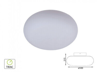 Applique Lampada Led Da Parete o Plafoniera Soffitto Moderna 40W Rotonda