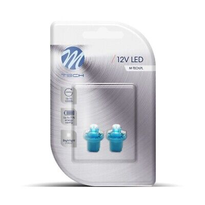 Blister 2x LED L004B B8.5d blu