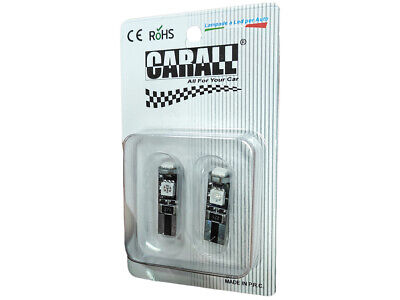 Lampada Led Canbus T10 W5W 3 Smd 5050 12V Colore Blu No Polarita No Errore