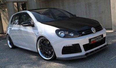 Golf MK6 VI R Sottoparaurti spoiler split Anteriore lama inferiore tuning maxton