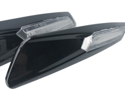 Kit Freccia Laterale a Led Side Marker Dinamica Nero Cromato Lente Trasparente