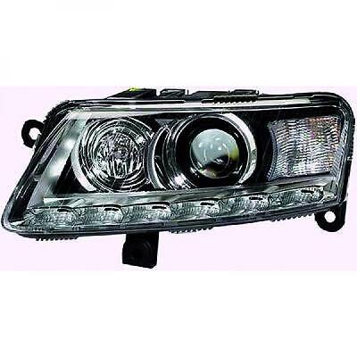 Faro fanale anteriore XENON Destro A6 08-10 D3S+H7 con luce direzionale cur