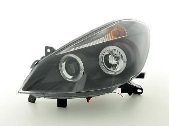 Coppia Fari Fanali Anteriori Tuning Clio 05-09 nero
