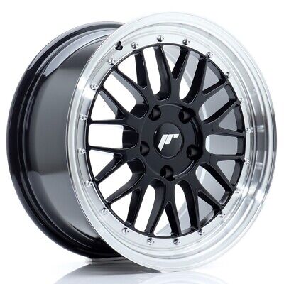 Cerchi JR JR23 17x8 ET35 5x100 Gloss Black con labbro lavorato