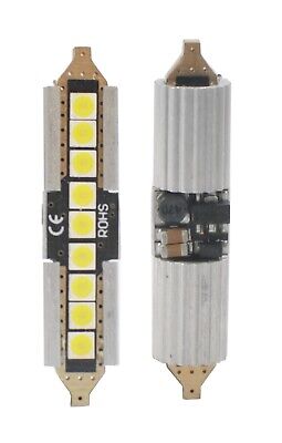 Blister 2x LED L351 C5W 42mm SMD3632 2W Samsung CANBUS bianco