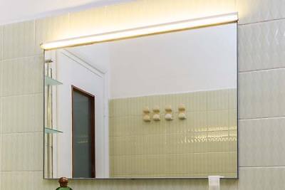 Lampada Led Modello ELLE Per Specchiere Alluo Satinato 14W 220V Luce Calda