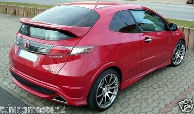 Civic FN MK8 HatchBac Alettone Spoiler Baule Posteriore Tuning Type-R look