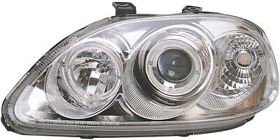Coppia Set fari anteriori TUNING CIVIC 1995-02/1999 cromati ANGEL EYES