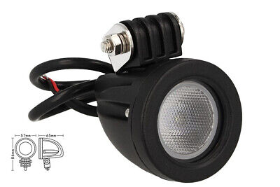 Fanale Rotondo Luci Diurne A Led Work Light Faro Da Lavoro 12V 24V Cob 10W Cree