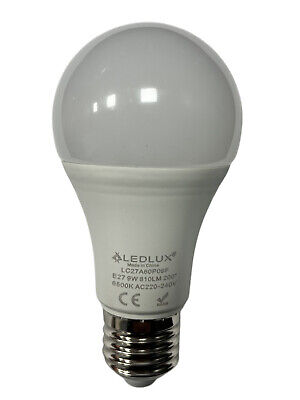 Lampada A Led E27 Con Sensore Crepuscolare 9W 810 Lumen A60 6500K Day Night