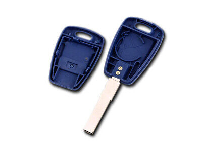 Guscio Chiave Telecomando 1 Tasto con Lama SIP22 Blu Senza Transponder Per