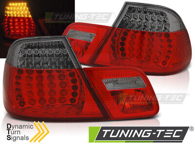 LUCI POSTERIORI A LED ROSSO FUMO SEQ per BMW E46 04.99-03.03 COUPE