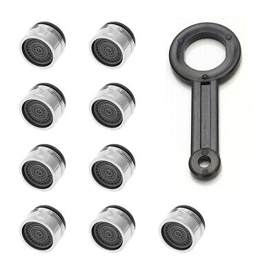 Kit 9pcs Aeratori per Rubinetto &Oslash;24mm con Chiave di Serraggio